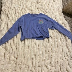 Periwinkle Lake Tahoe California cropped long-sleeve